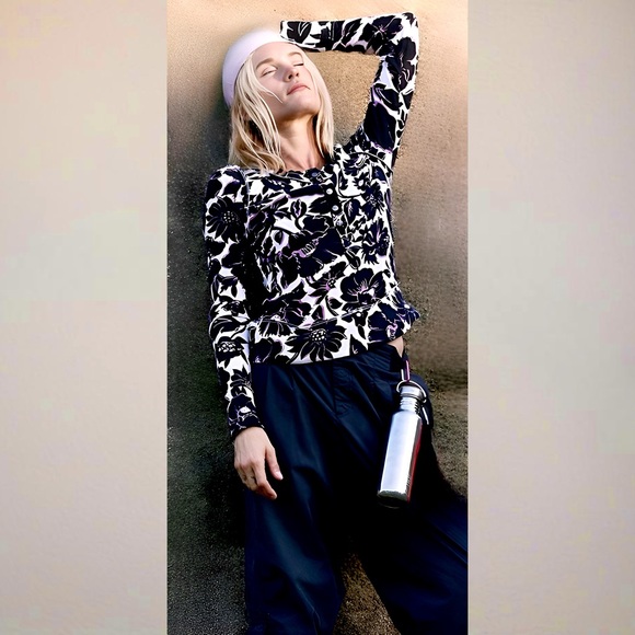 NWT Free People Movement Rally Printed Layer Top - Picture 13 of 15